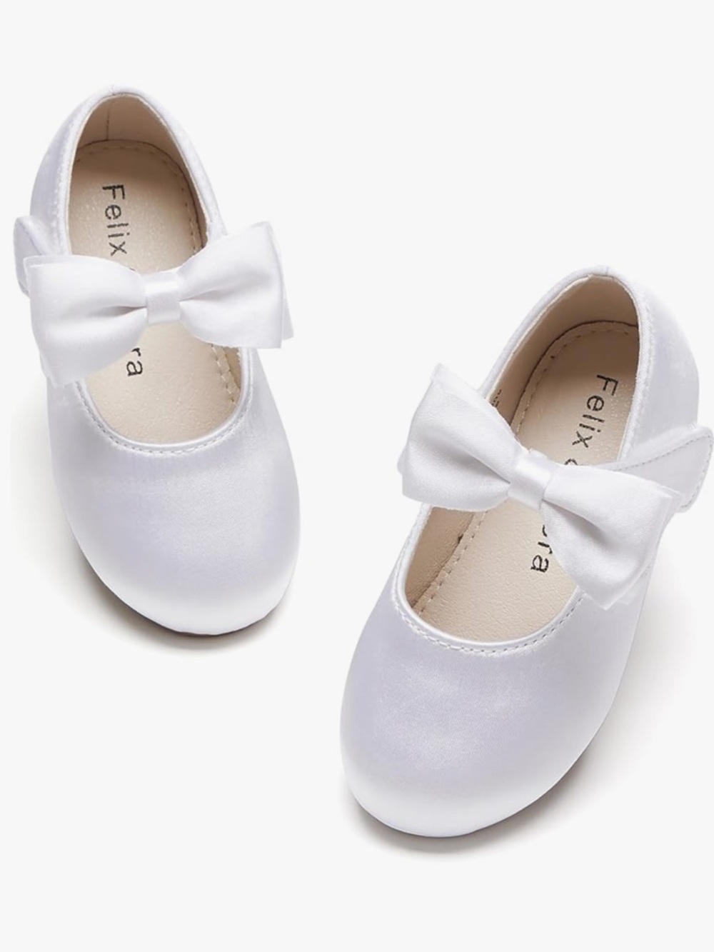 Felix & Flora white dress shoes